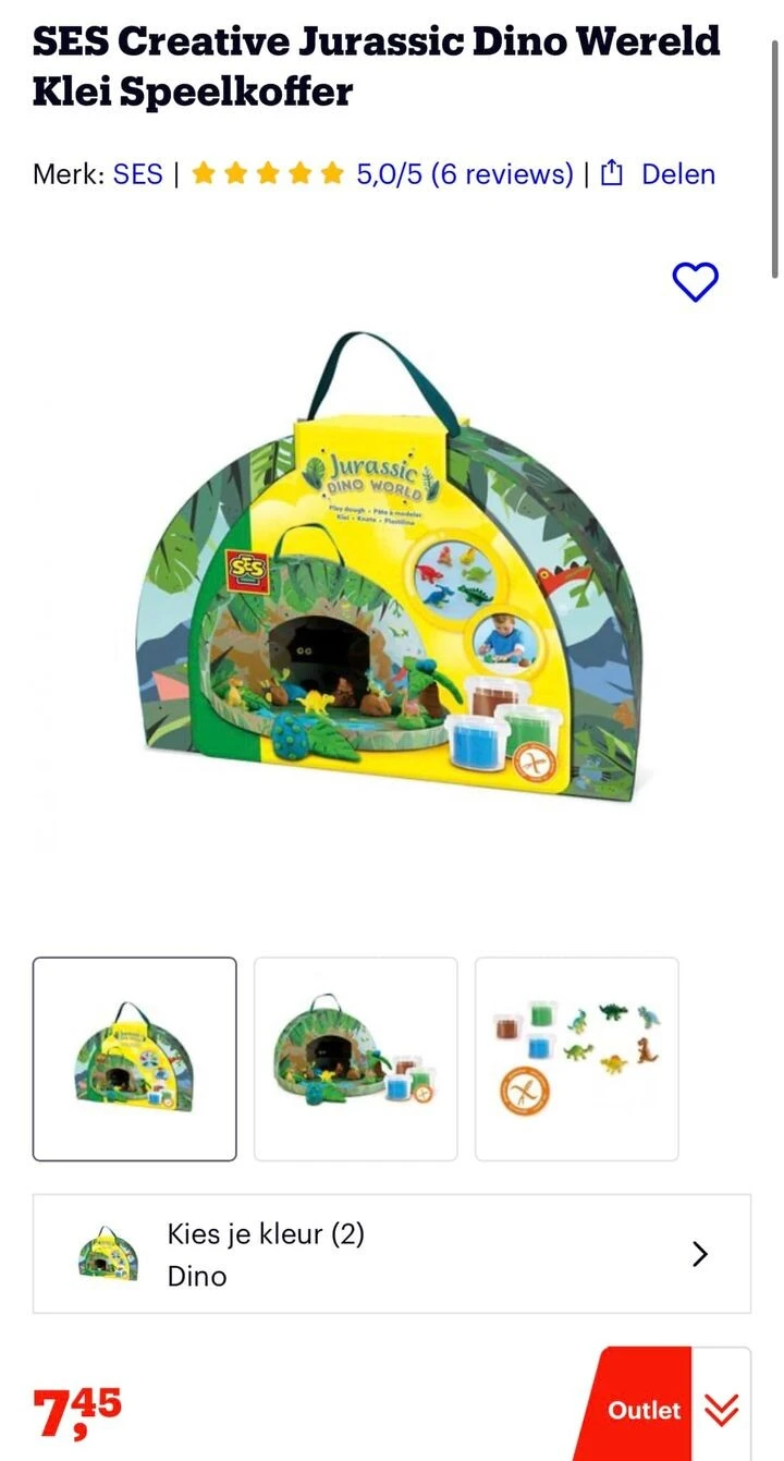 Cadeautip 2 bij bol: SES Creative Jurassic Di...