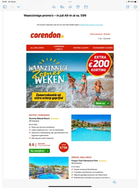 Profiteer nu van extra korting tot € 200 op v...