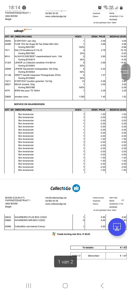 Collect and go Dreft maxpower handafwas, alw...