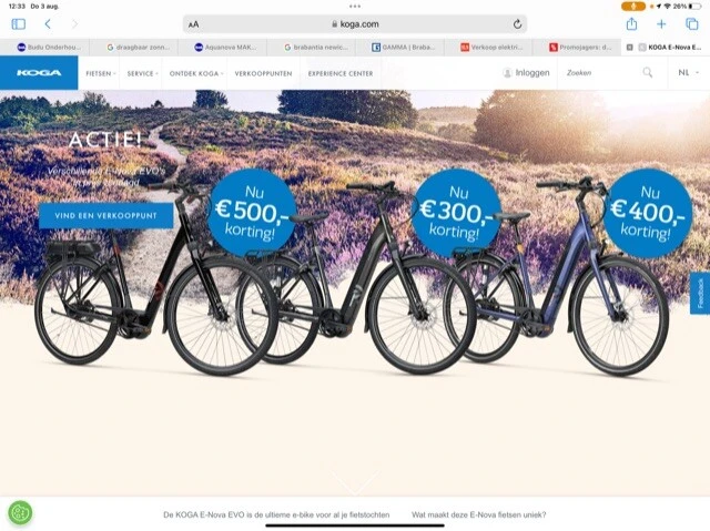 Tot 500€ korting op fietsen van https://www.k...