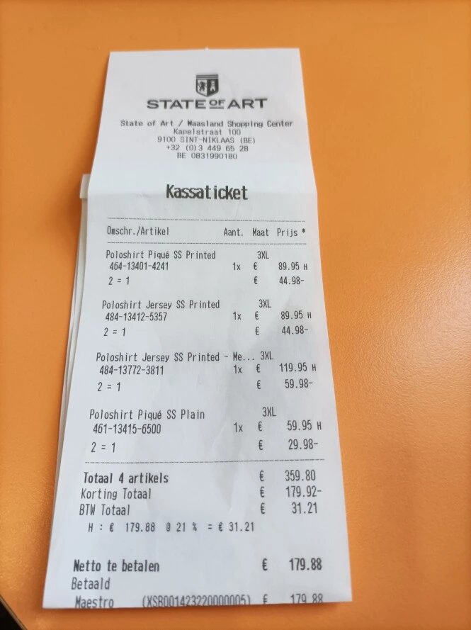 €179,92 korting bij state of art door de acti...
