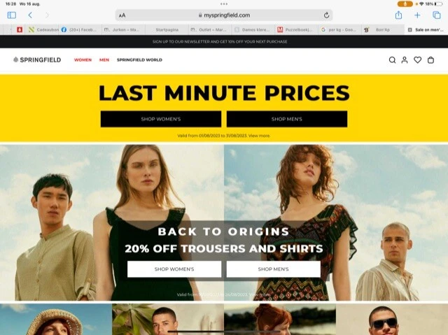 BACK TO ORIGINS 20% op broeken en blouses ht...