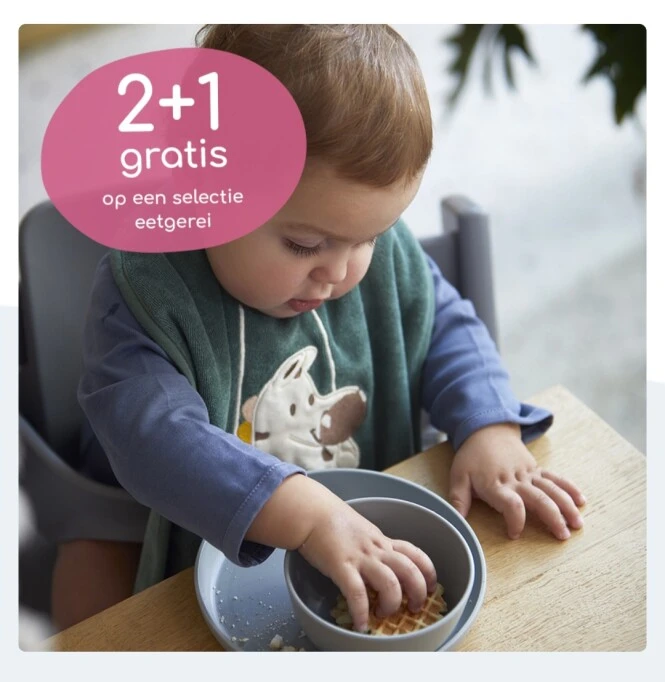 dreambaby.be 2+1 gratis op een selectie eetge...