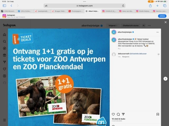 Koop nu je ZOO Antwerpen en ZOO Planckendael...