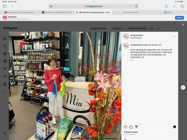 Koop zaterdag 30 september voor minstens 5€ b...