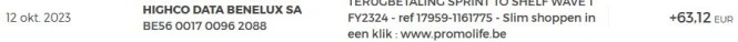 in de okay nu 50 % korting op dash, ariel, le...