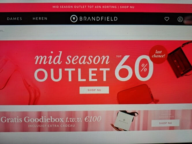 brandfield.be outlet tot -60%