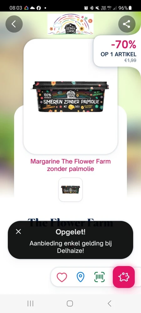 Shopmium the flower farm margarine -70%