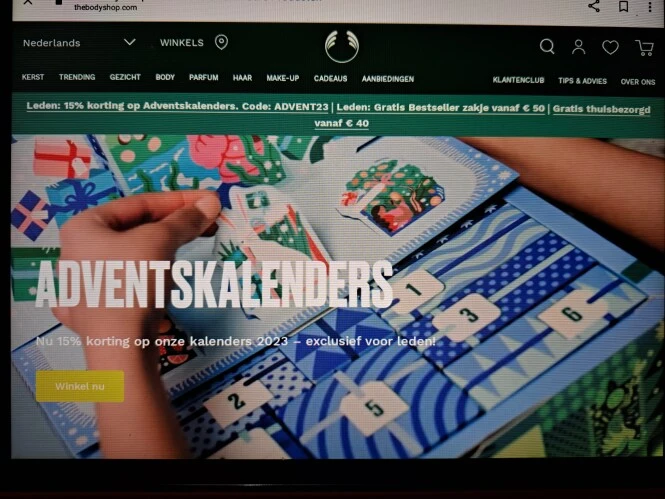 thebodyshop.com leden : -15% korting op adve...