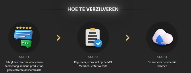 MSI Deel je feedback krijg tot $30 steam code...