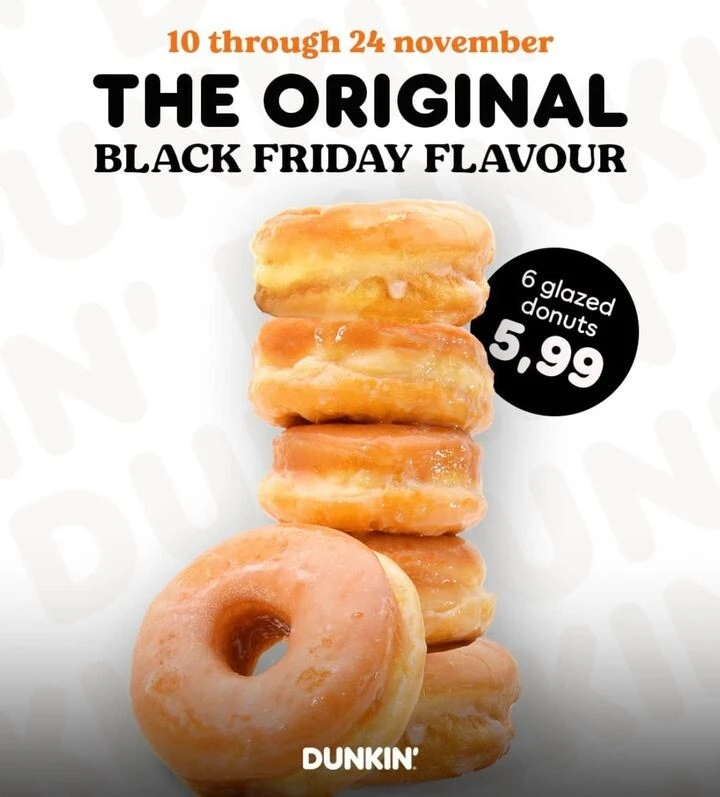 🍩 5,99€ voor 6 donuts, oftewel 1€/stuk 🤩🎉...
