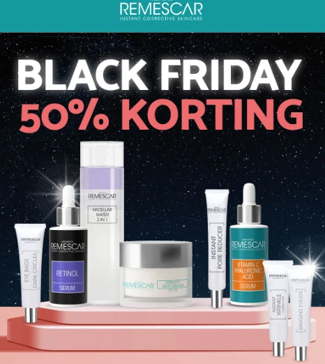Black friday bij remescar.com: 50% korting op...