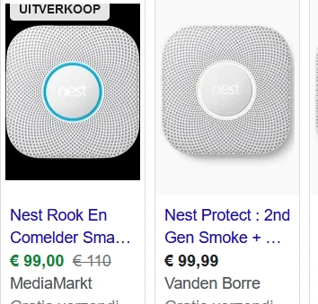 Google Nest Protect v2 Rook- & CO-alarm voor...