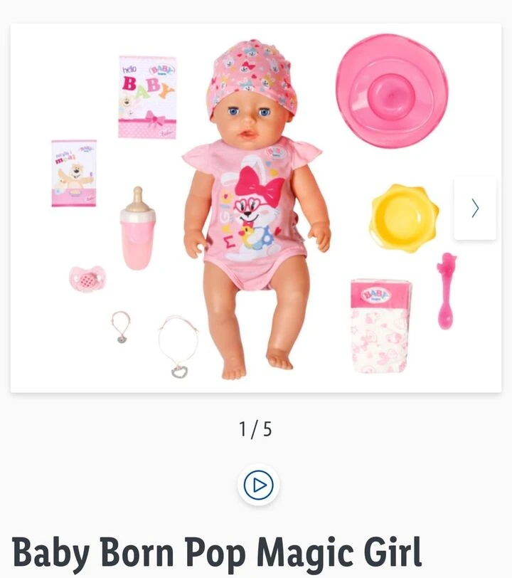 Baby Born Magic Girl nu voor €39,90 bij Lidl...