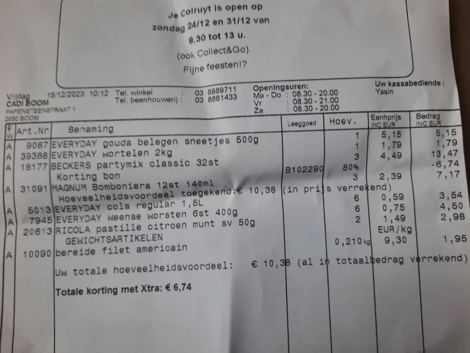 Colruyt Beckers partymix -50% bav 2 Magnum b...