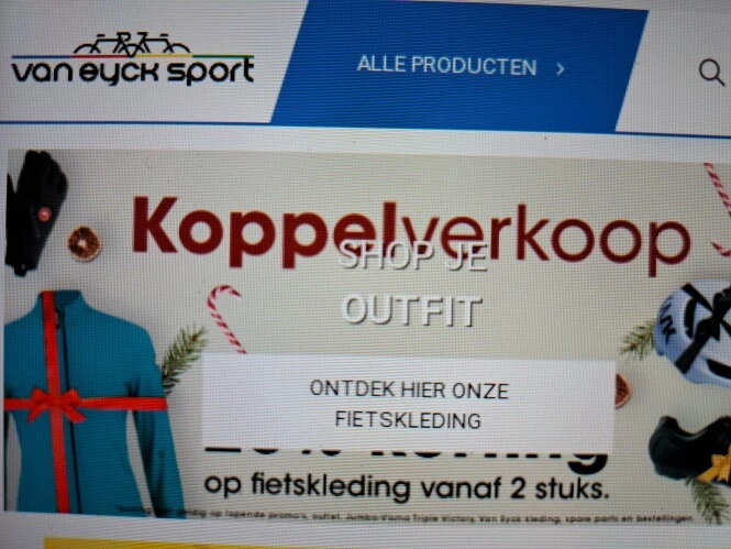 vaneycksport.com koppelverkoop op fietskledin...