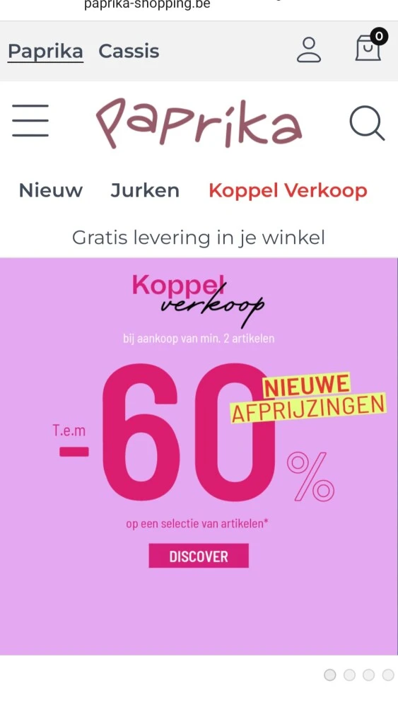 paprika-shopping.be nu tot -60% op een select...