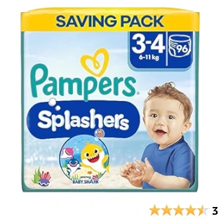 Pampers Splashers zwembroek maat 3-4 (6-11 kg...