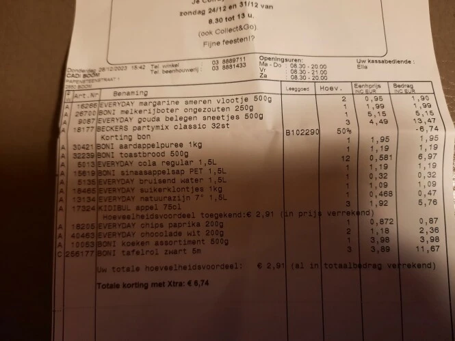 Colruyt beckerd partymix -50% bav 2 Kidibul g...