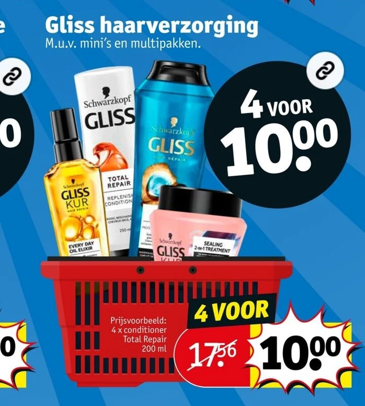 Koopje op gliss kur haarverzorging bij kruidv...