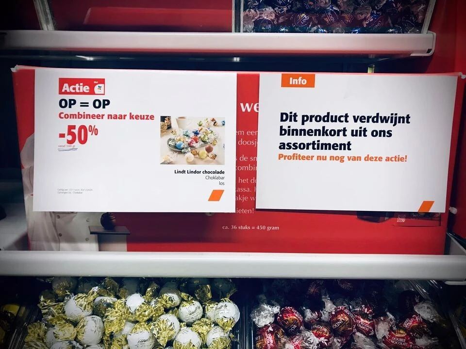 Lindt chocoladebollen😋bij Colruyt...