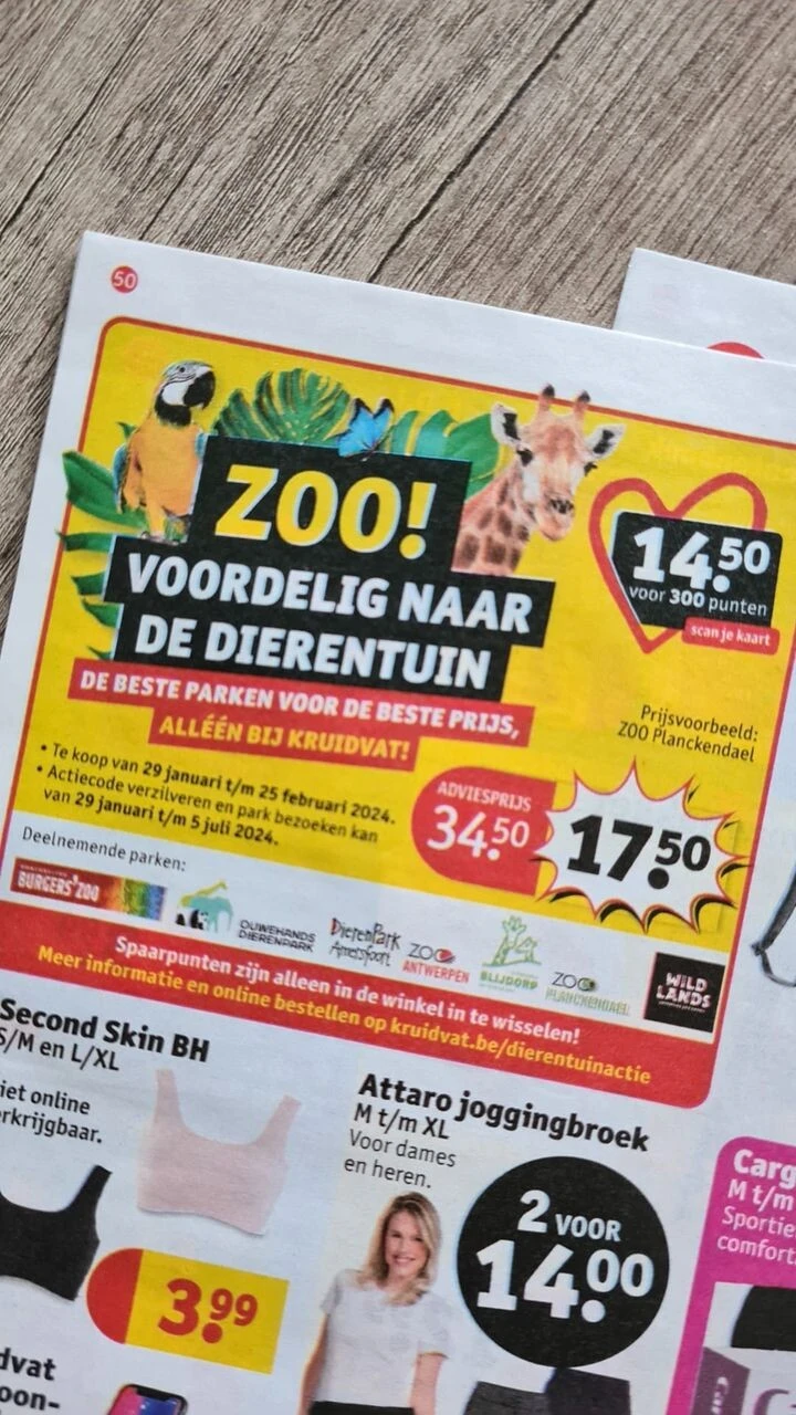 Kruidvat vanaf 29/01 tem 25/02 Dierentuinacti...