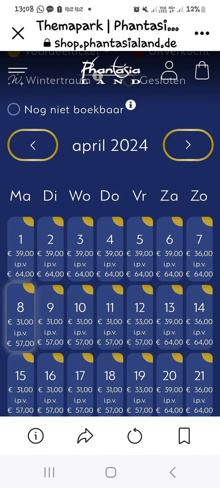 Nu phantasialand voordeel tickets vanaf 39eu...