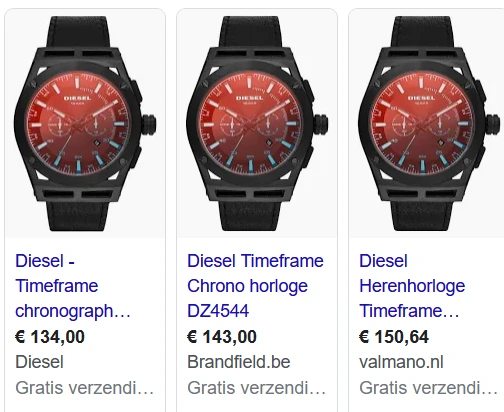 Diesel Timeframe DZ4544 Herenhorloge