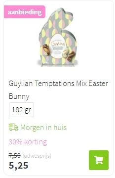 Voor wie nog wat Chocolade zoekt voor Pasen....