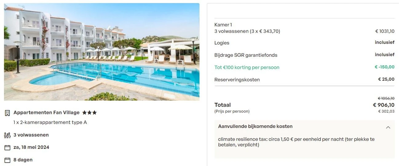 Girlsss tripje naar Kreta gepland voor € 302...