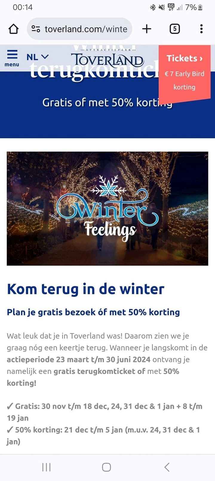 Gisteren betalend naar toverland geweest. Op...