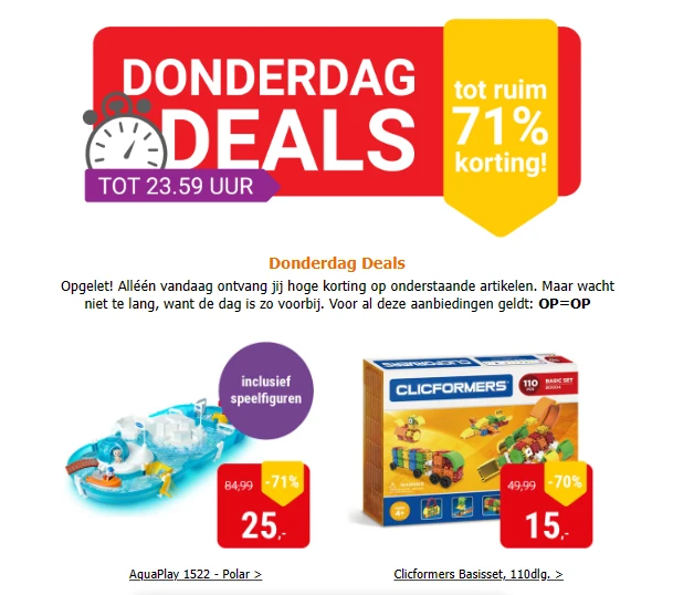 Donderdagdeal Lobbes