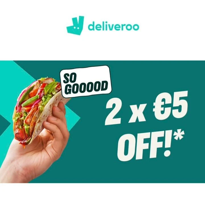 🍔🍣 -10€ chez DELIVEROO 🤩 (2x 5€) ✅ Code 1...