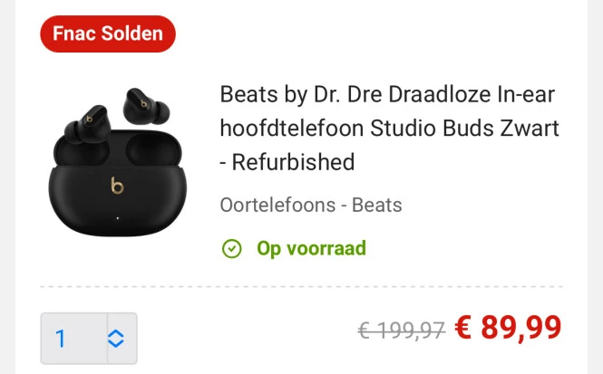 Beats by Dr. Dre Draadloze In-ear - Refurbished