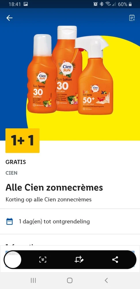 Zonnecrème lidl