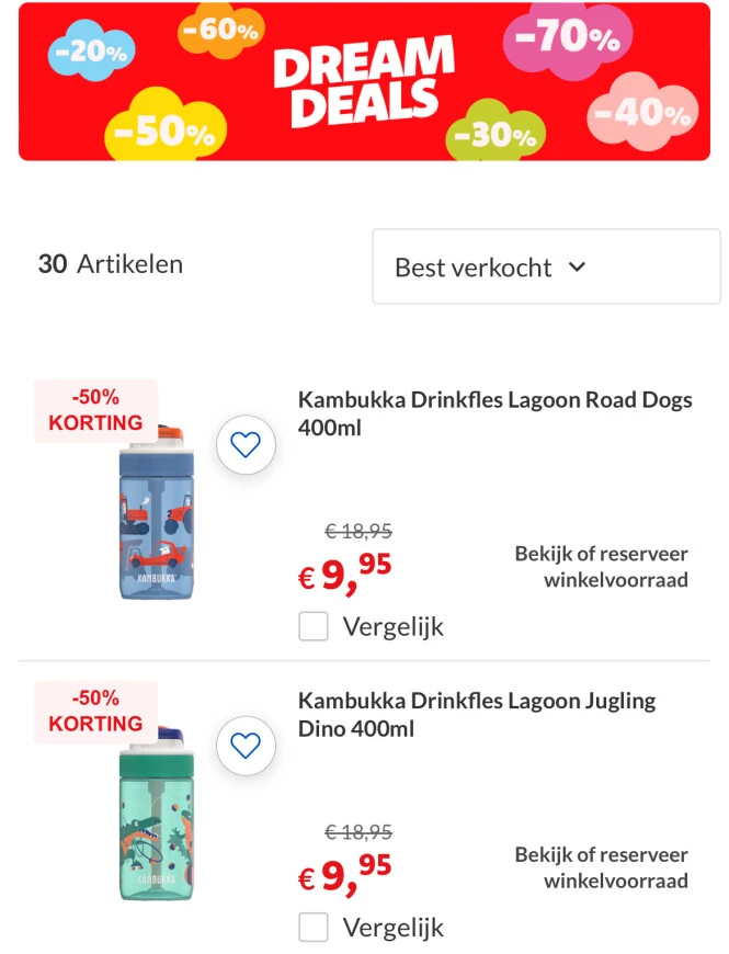 Kambukka Drinkflessen