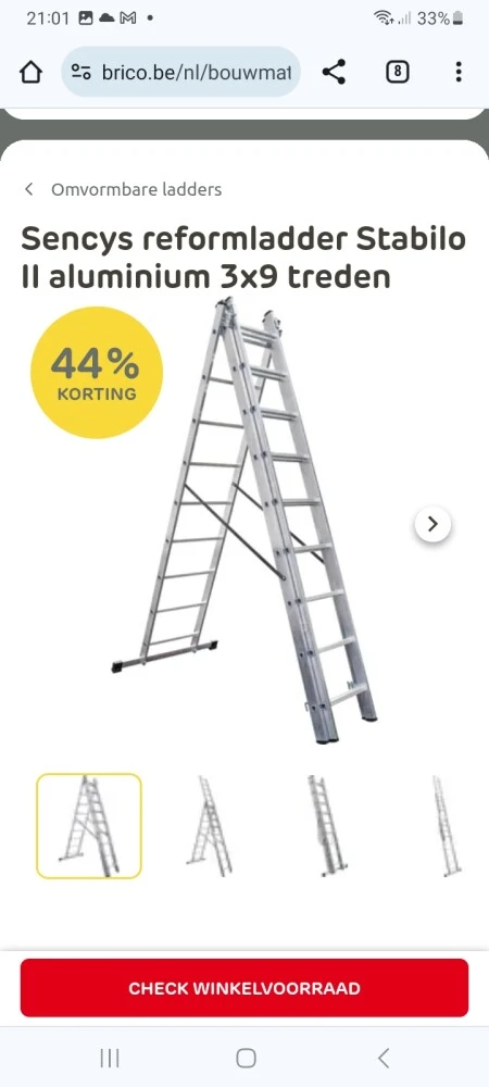 Sencys reformladder