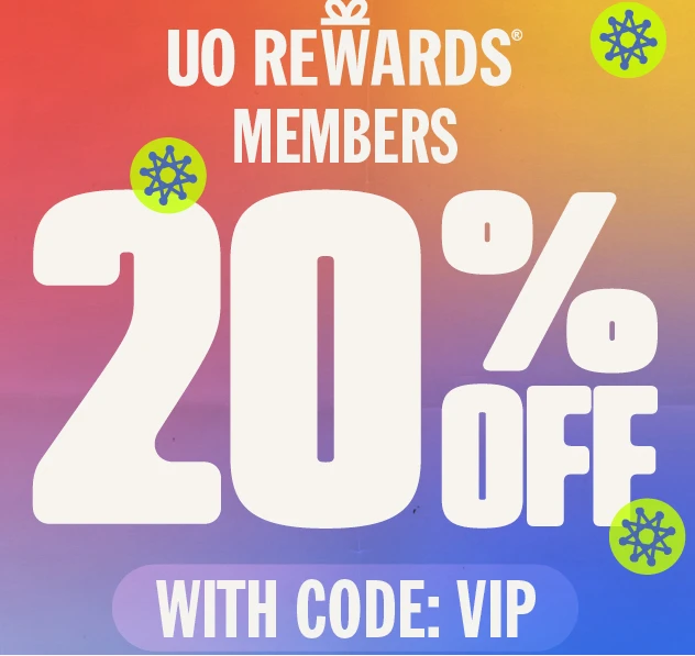 -20% korting voor ingelogde klanten van Urban Outfitters