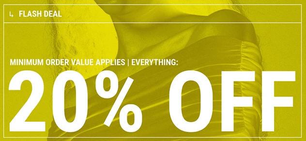 -20% op alles bij WEEKDAY