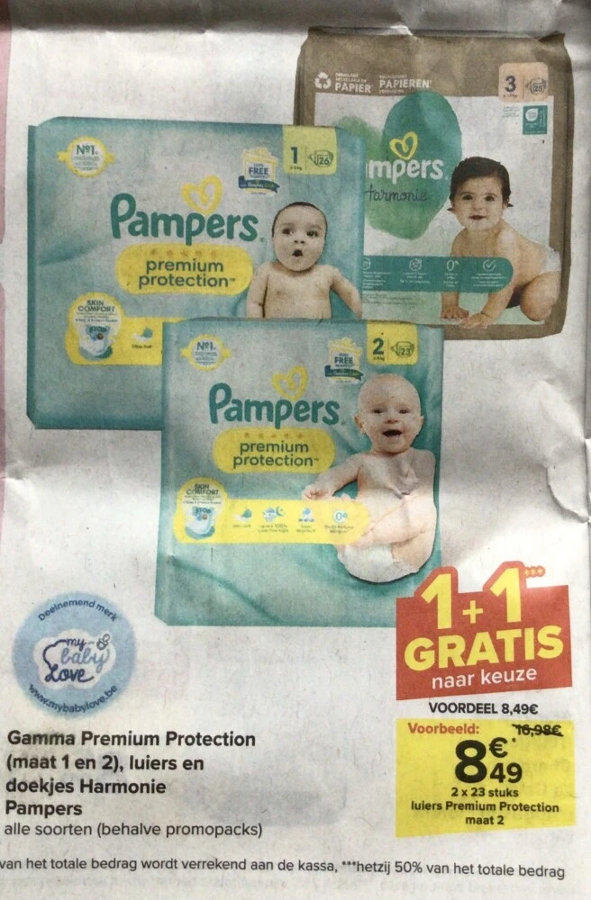 Promo op Pampers