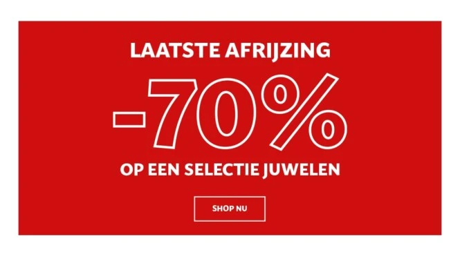 70% korting bij Twice as Nice