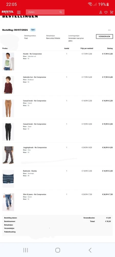 Bristol uitverkoop