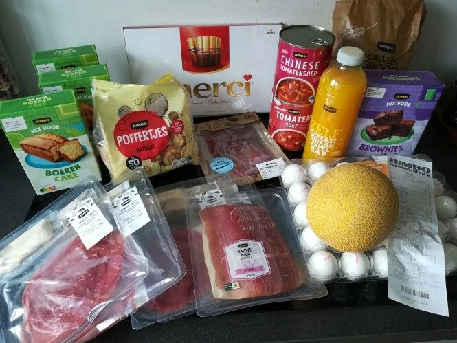 Promo op bakmixen en carpaccio bij Jumbo