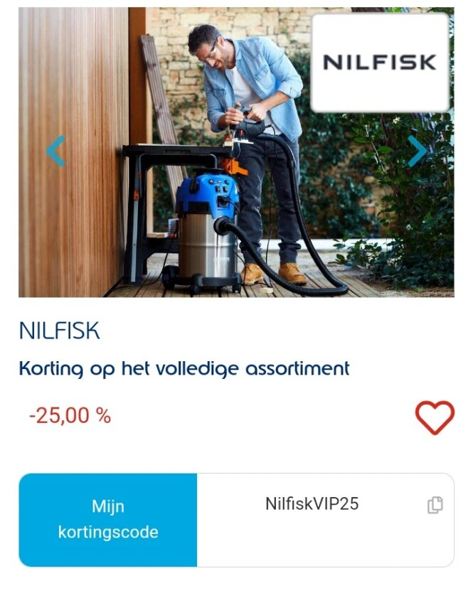 25% op het volledige assortiment