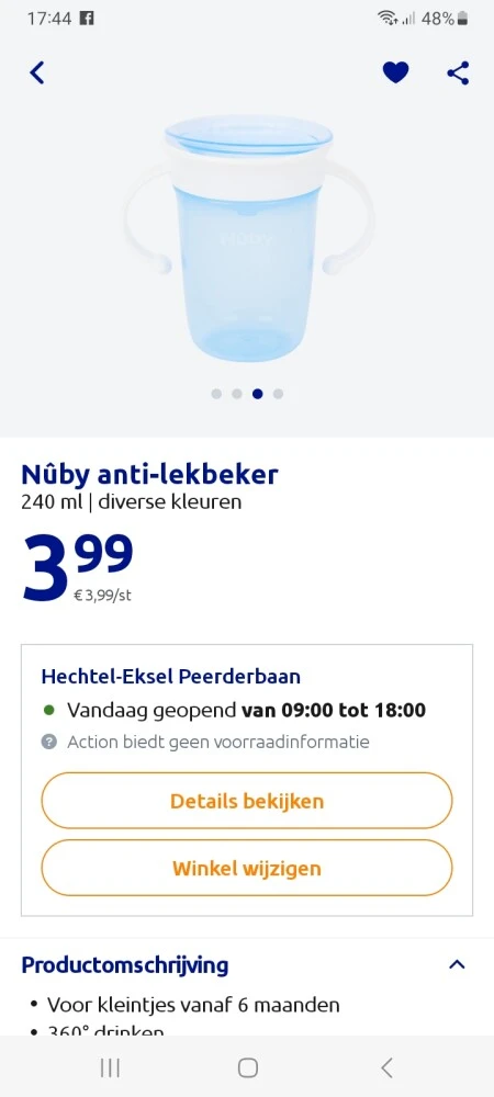 Nûby anti-lekbeker