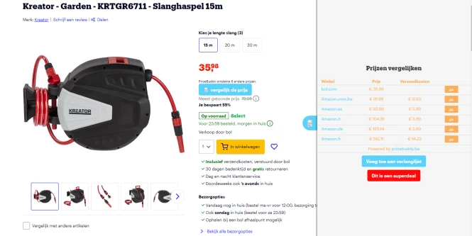 Kreator Slanghaspel 15m