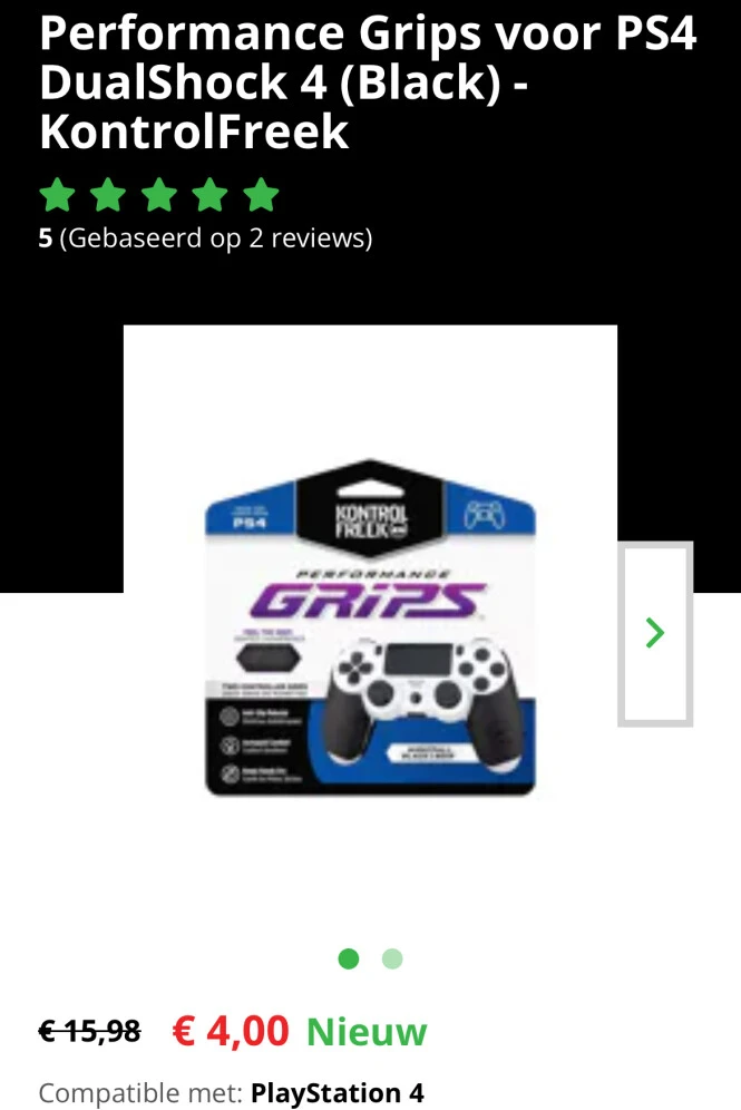Performance Grips voor PS4