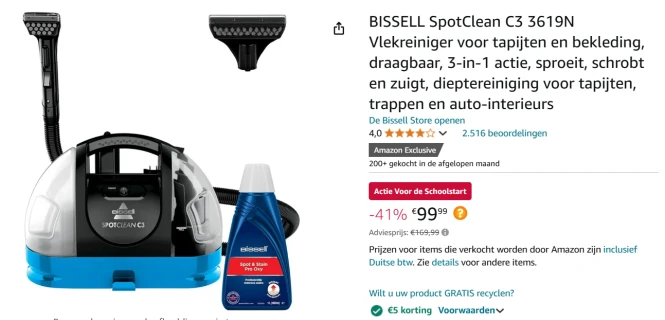 bissell bij amazon de