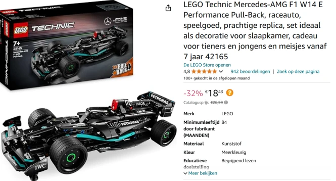 lego race auot bij amazon be