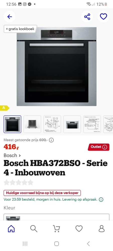 Bosch inbouwoven